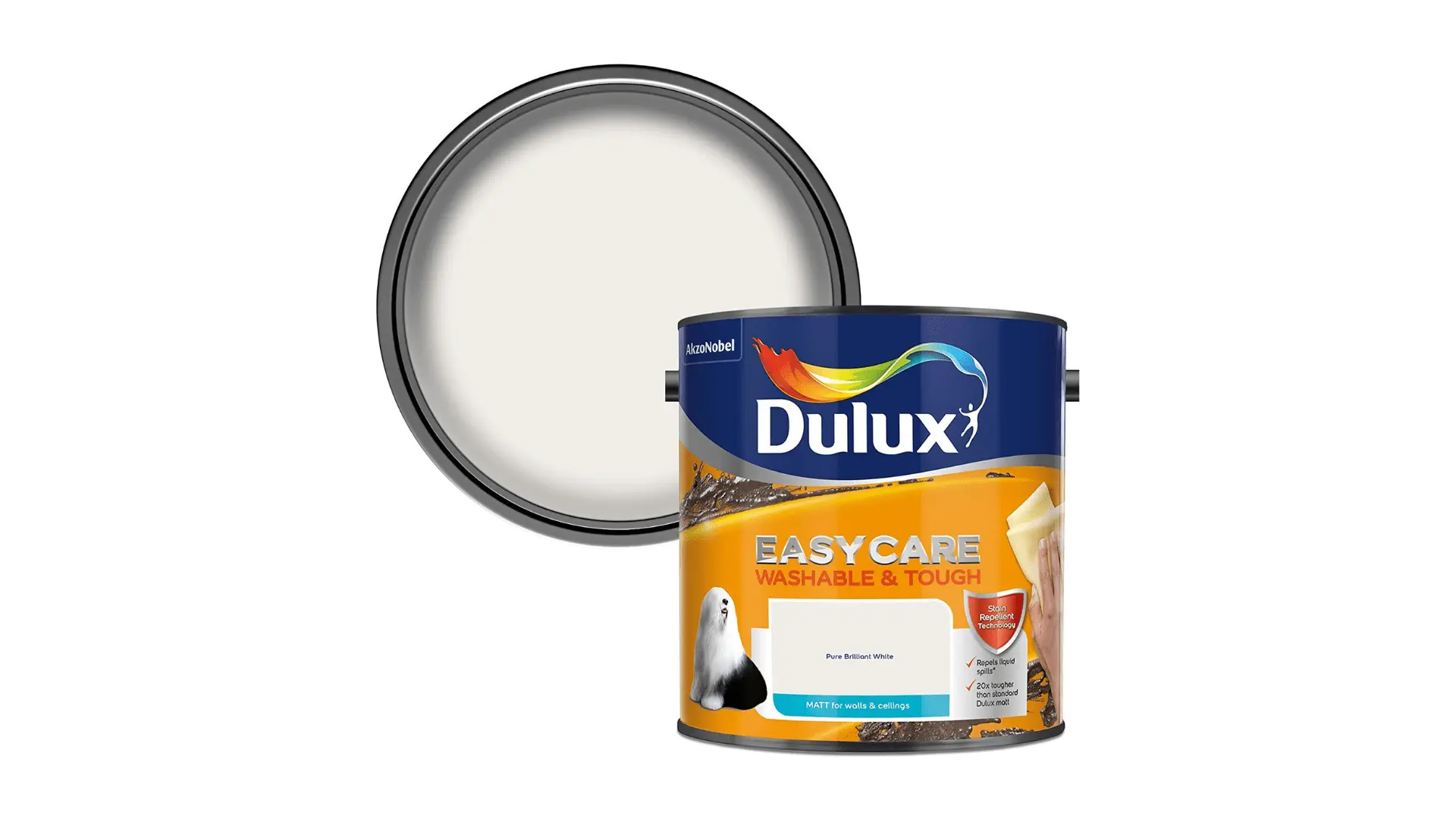 Best Stain-resistant emulsion paint Dulux 5260796 Easycare Washable