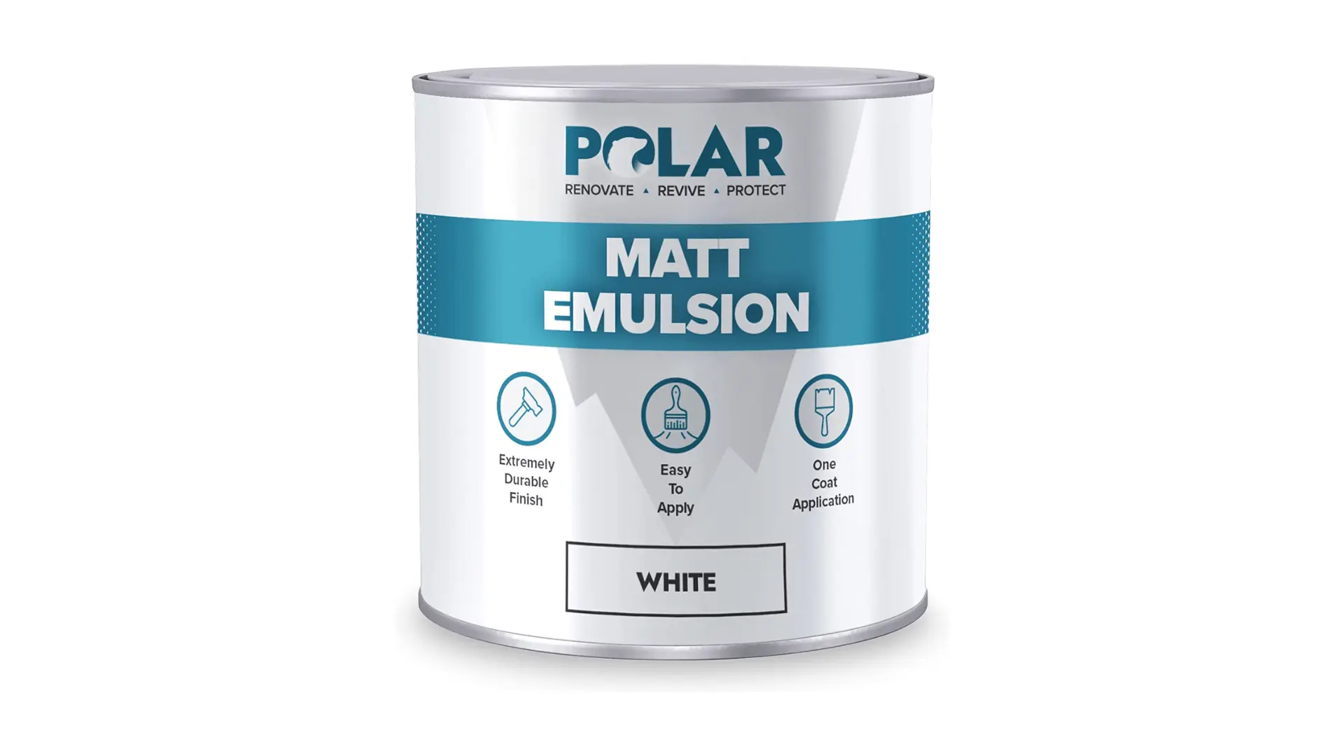 Dulux Easycare Brilliant white Matt Emulsion paint, 10L