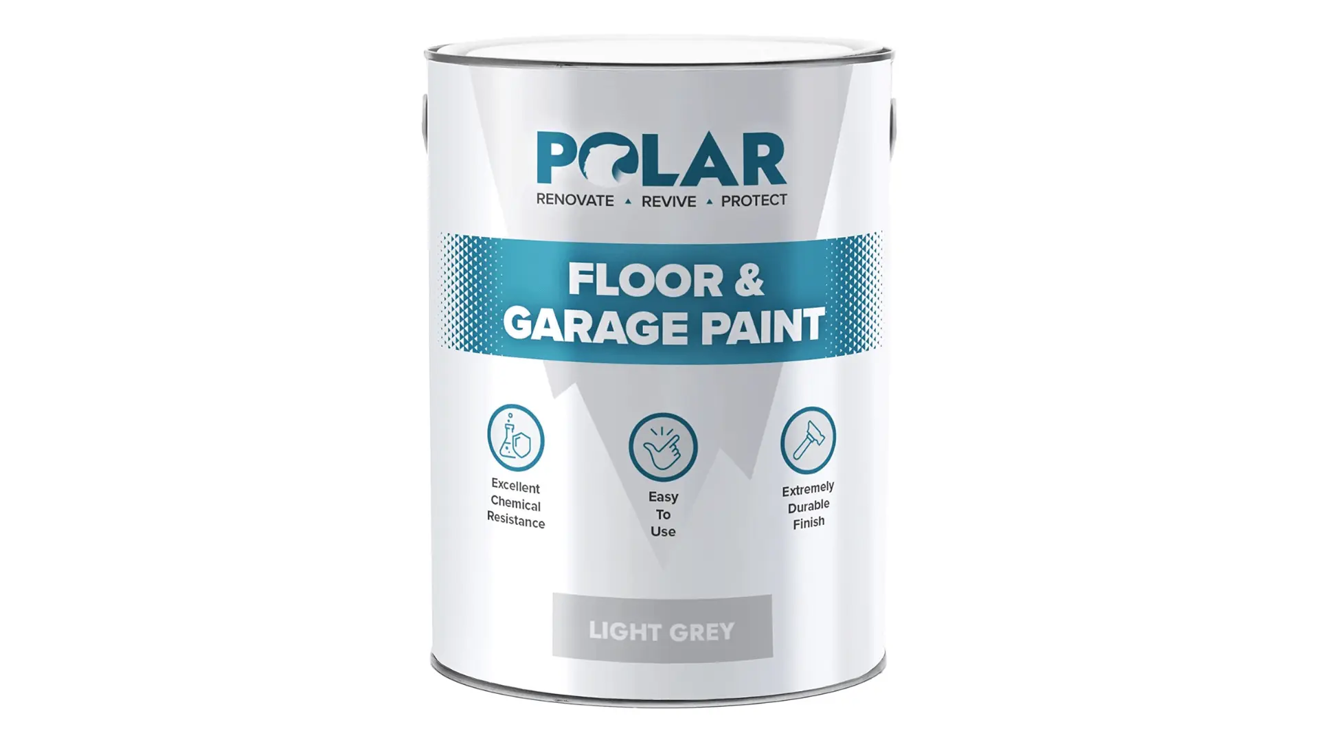 Best excellent coverage garage floor paint Polar heavy duty