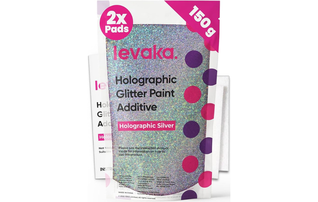 Holographic Glitter with 2 x Buffing Pads