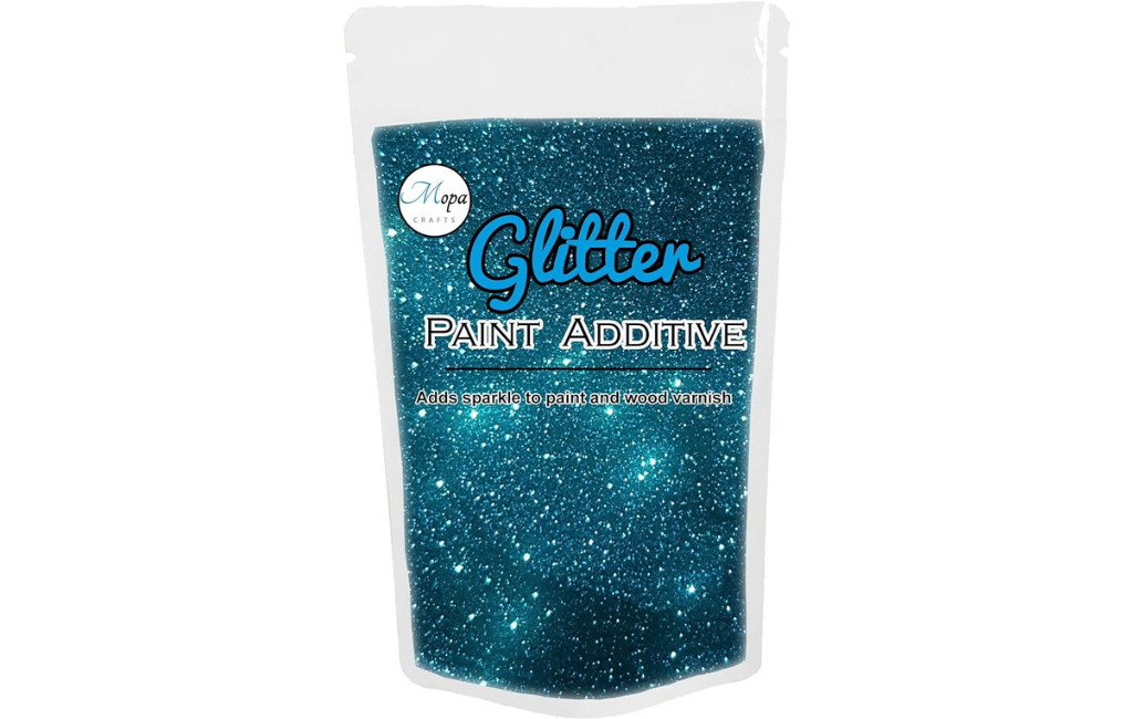 Hemway Glitter Paint Additive Glitter Crystals for Acrylic Paint, Interior  & Exterior Walls, Wood, Varnish, Furniture, Matte, Gloss, Satin, Silk 