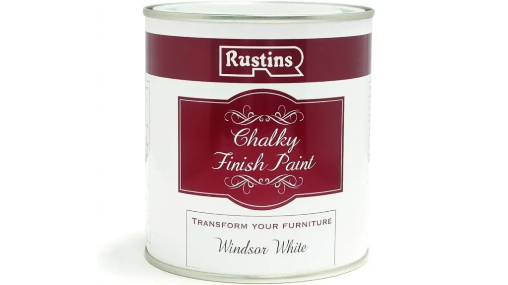 Best low-odor chalk paint RUSTINS Chalky Finish Paint Windsor White