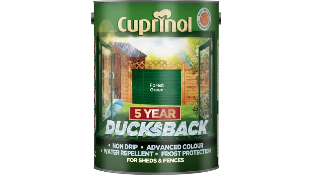 Cuprinol Ducksback 5-Year Waterproof for Sheds and Fences
