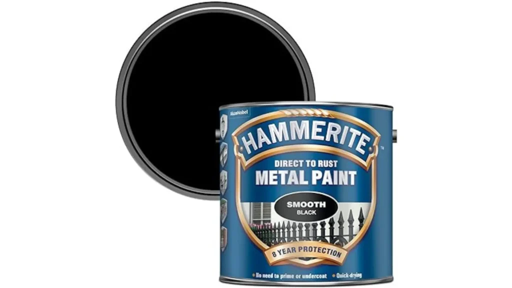 Hammerite  Metal Paint, Smooth Black
