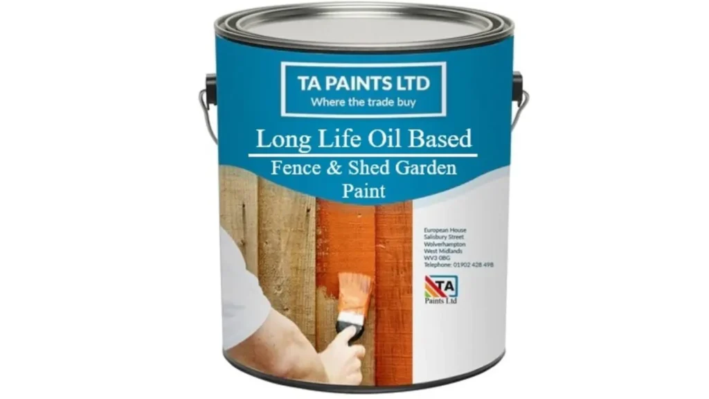 TA Paints Quick Drying Fence and Shed Paint